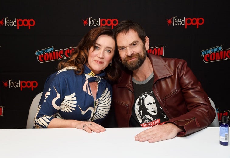 Maria Doyle Kennedy and Duncan Lacroix