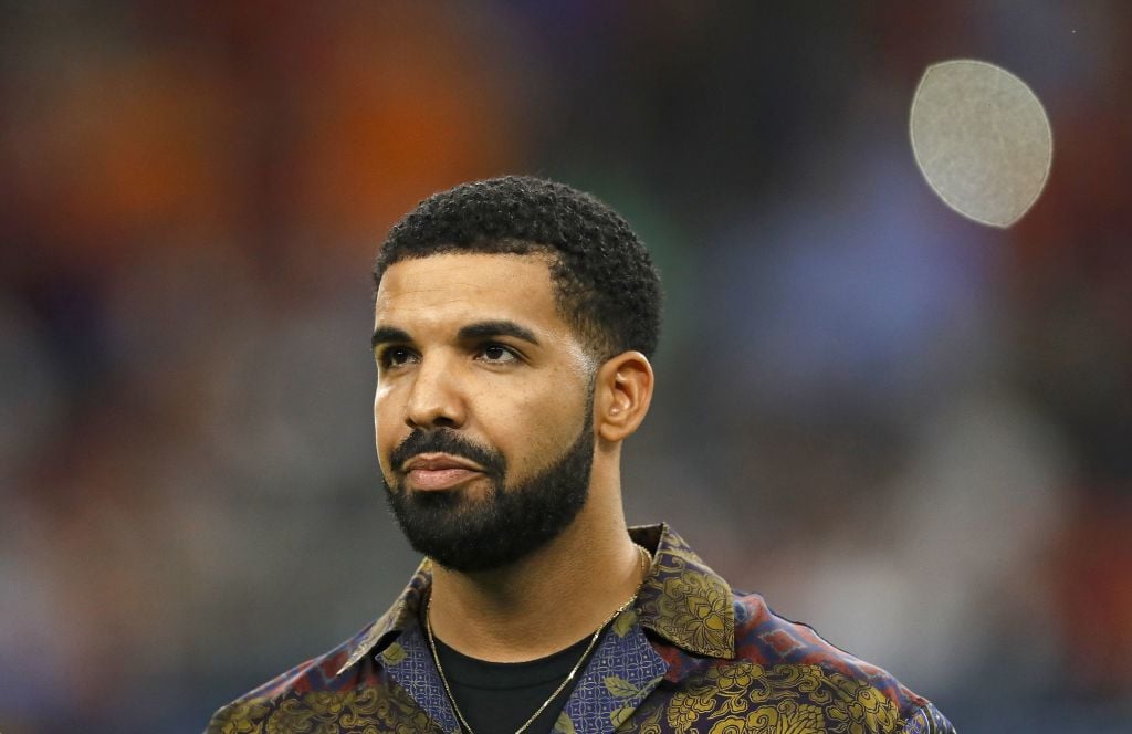 Drake at a sporting event in July 2017