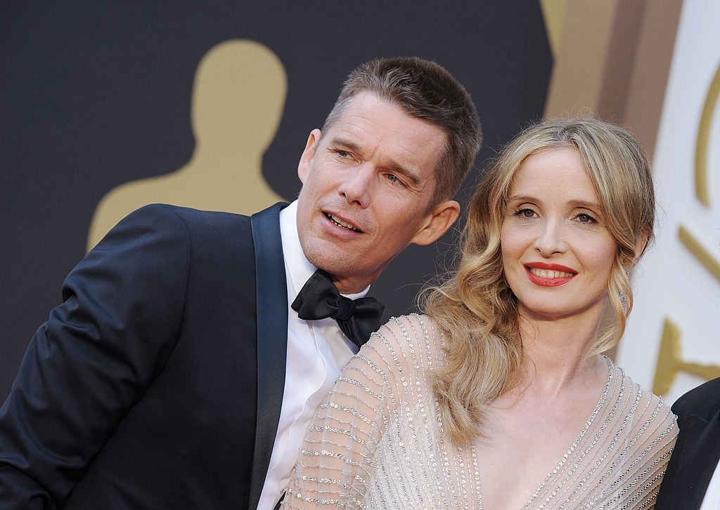 Ethan Hawke and Julie Delpy at the Oscars