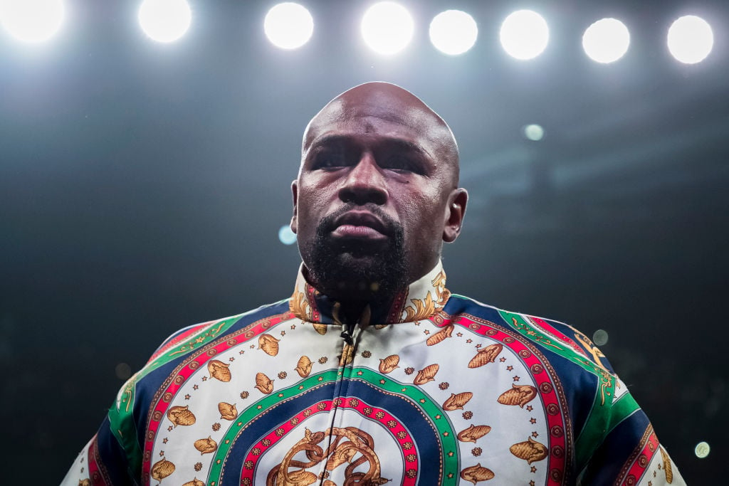Floyd Mayweather Jr. at an event in 2019