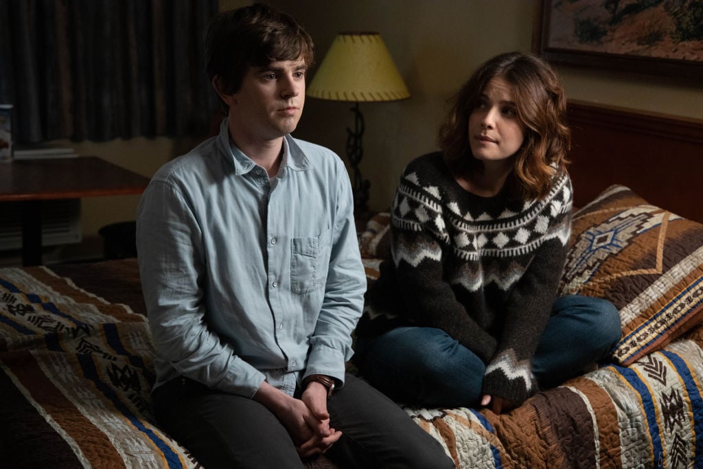 Freddie Highmore and Paige Spara | Jack Rowand via Getty Images