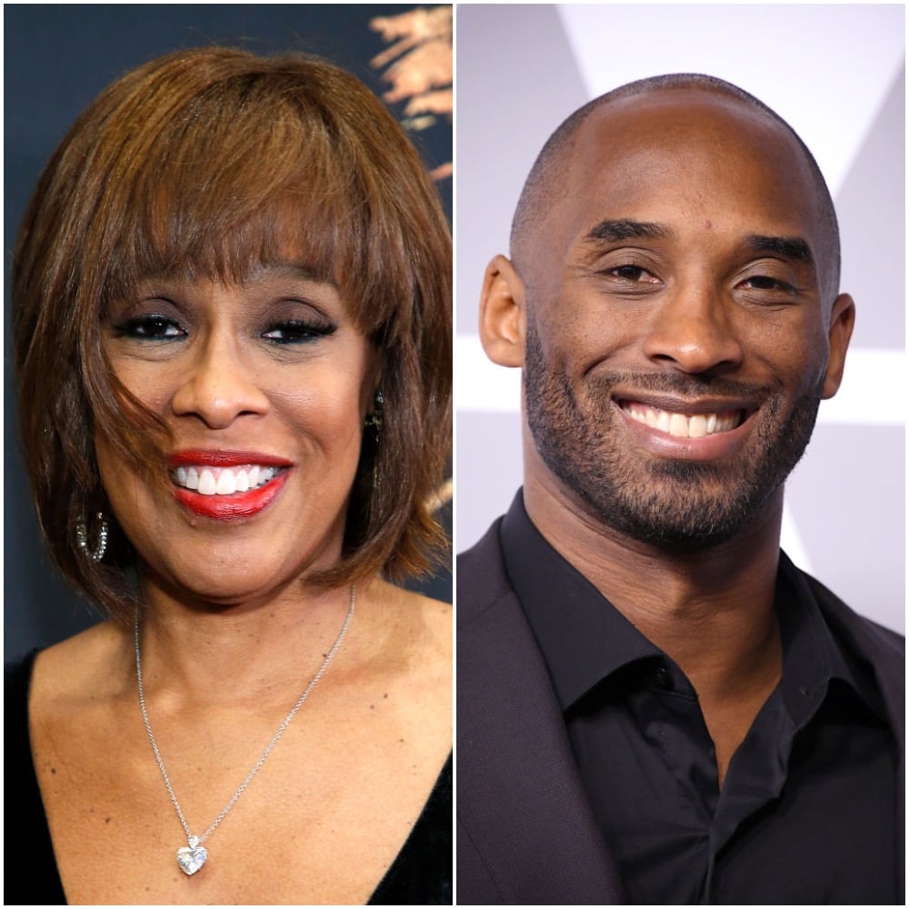 Gayle King and Kobe Bryant