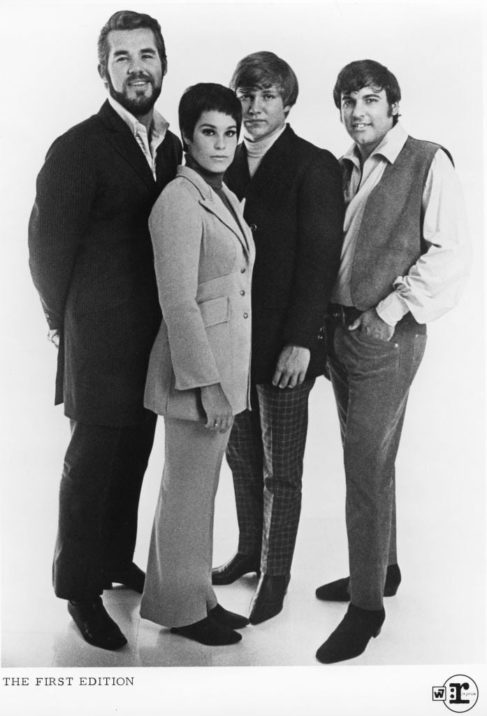 Kenny Rogers and The First Edition, 1967: Kenny Rogers, Mike Settle, Thelma Camacho, and Terry Williams