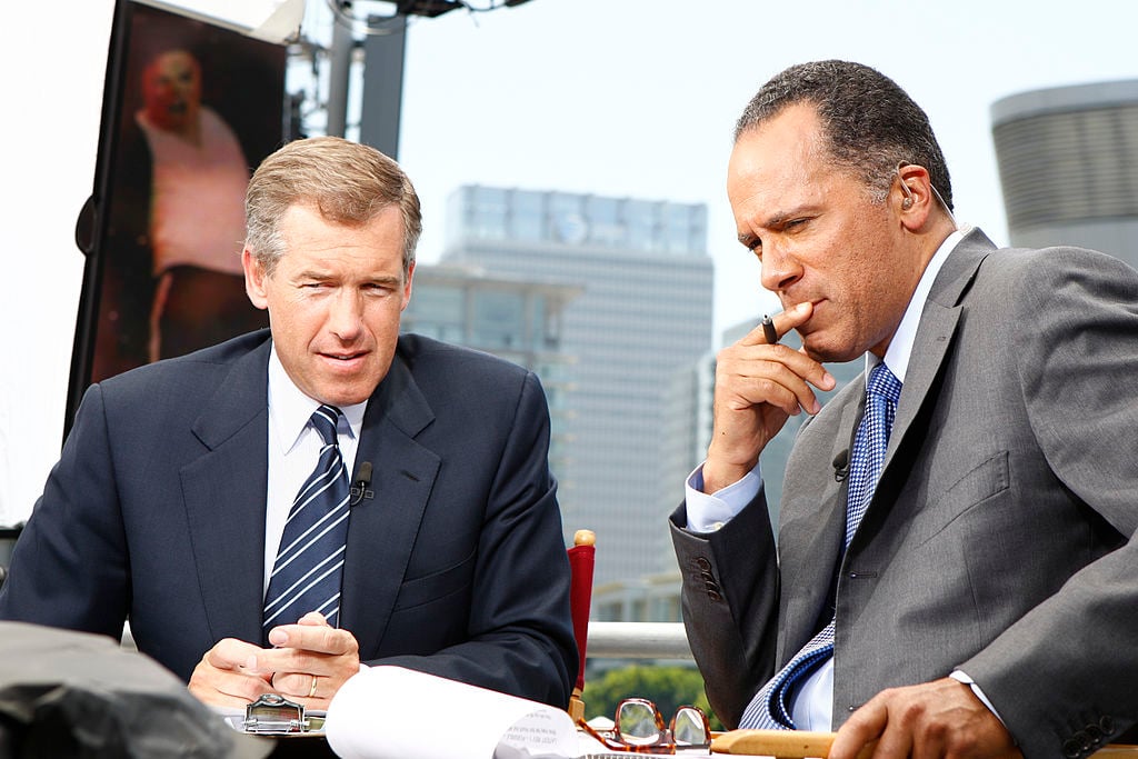 Brian Williams and Lester Holt