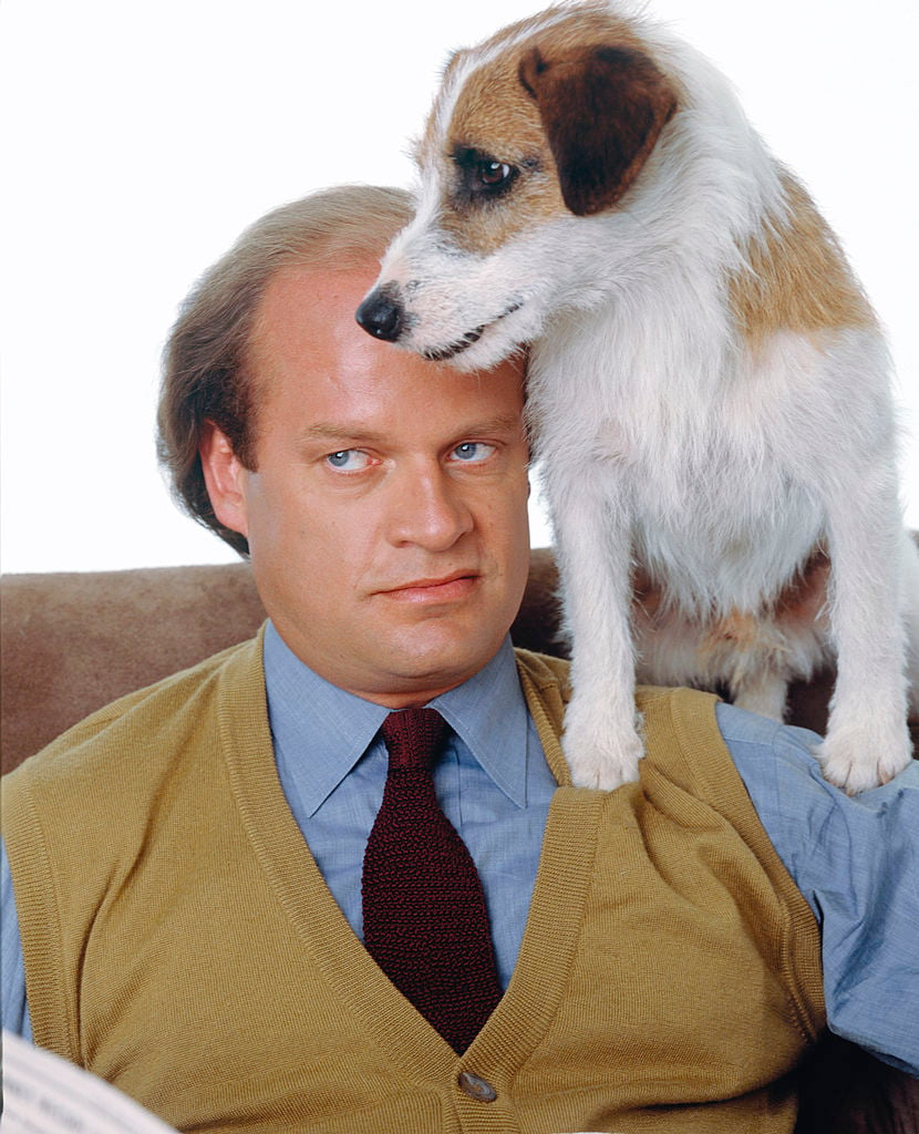 'Eddie' the dog and Kelsey Grammer as Frasier Crane
