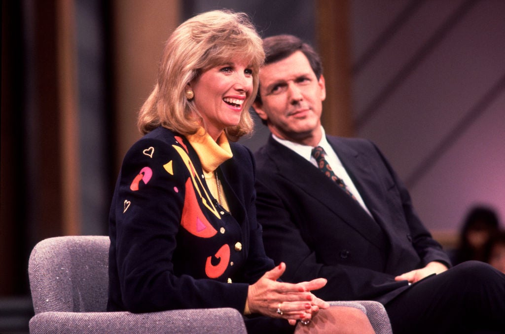 Joan Lunden and Charlie Gibson on GMA, 1990