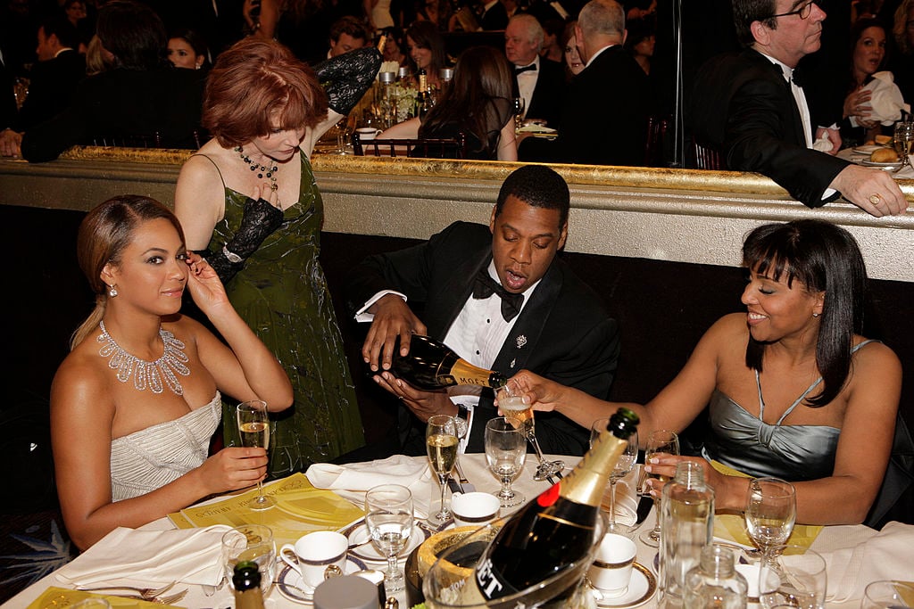 Jay Z and Beyonce at the Golden Globes
