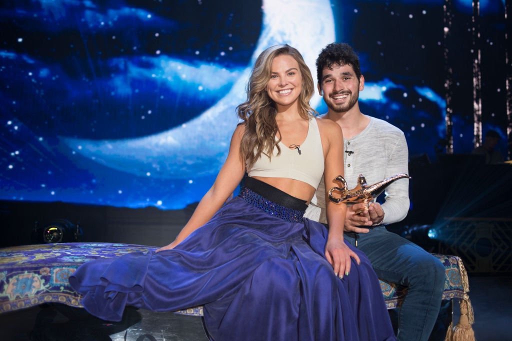 Hannah Brown and Alan Bersten