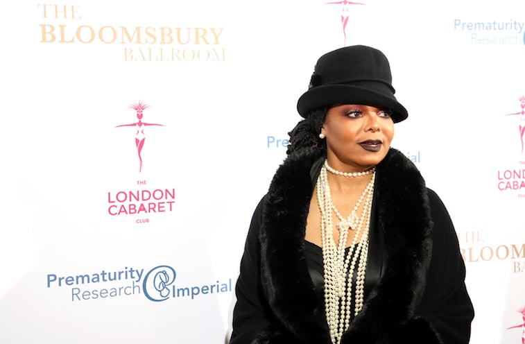 Janet Jackson on the red carpet