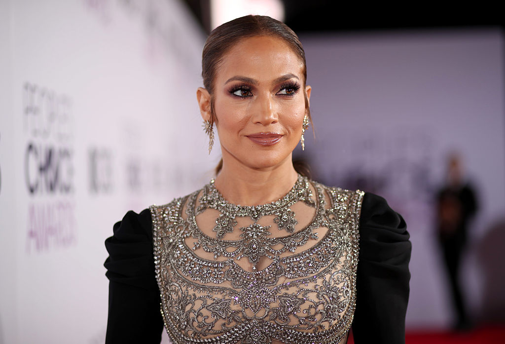 Jennifer Lopez at an award show in January 2017