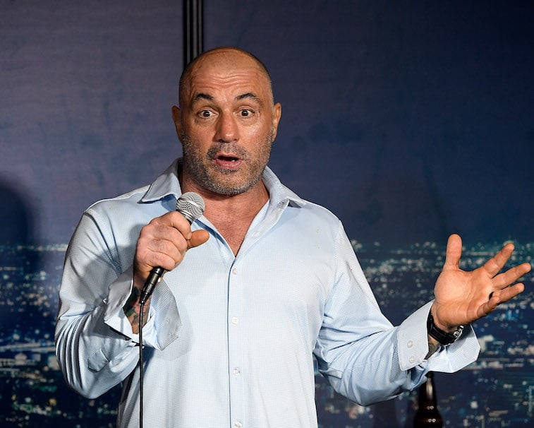 Joe Rogan performs onstage