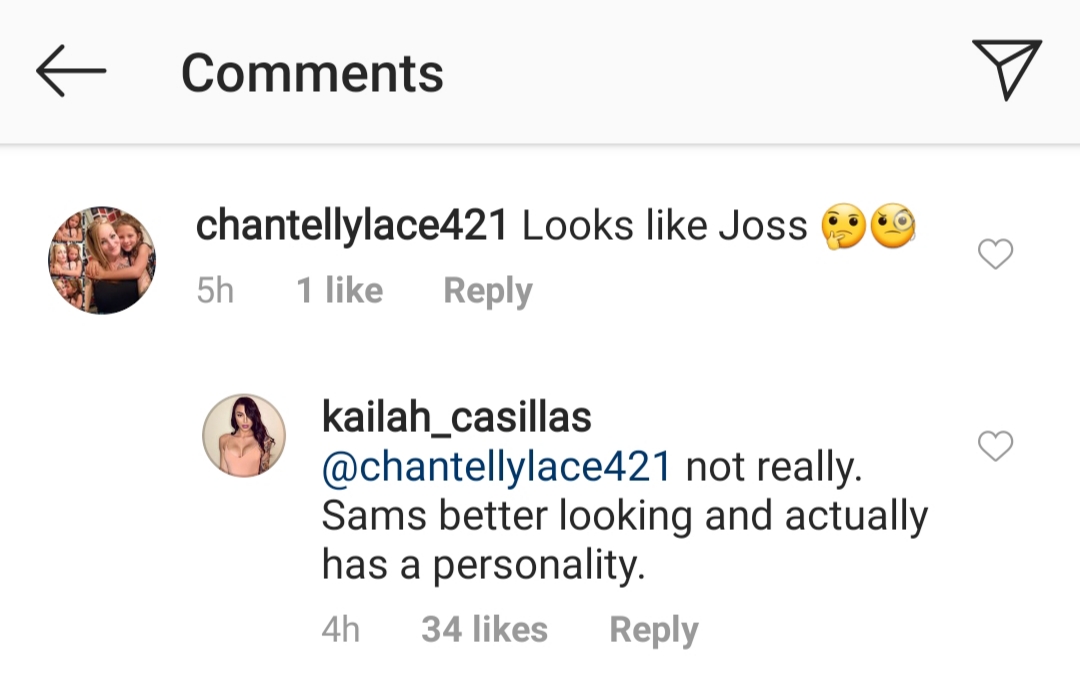 'The Challenge' Star Kailah Casillas Shades Joss Mooney When Fan