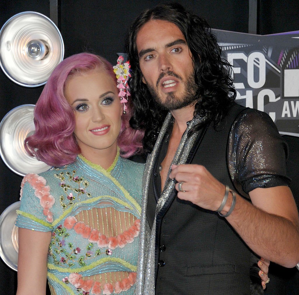 Katy Perry and Russell Brand