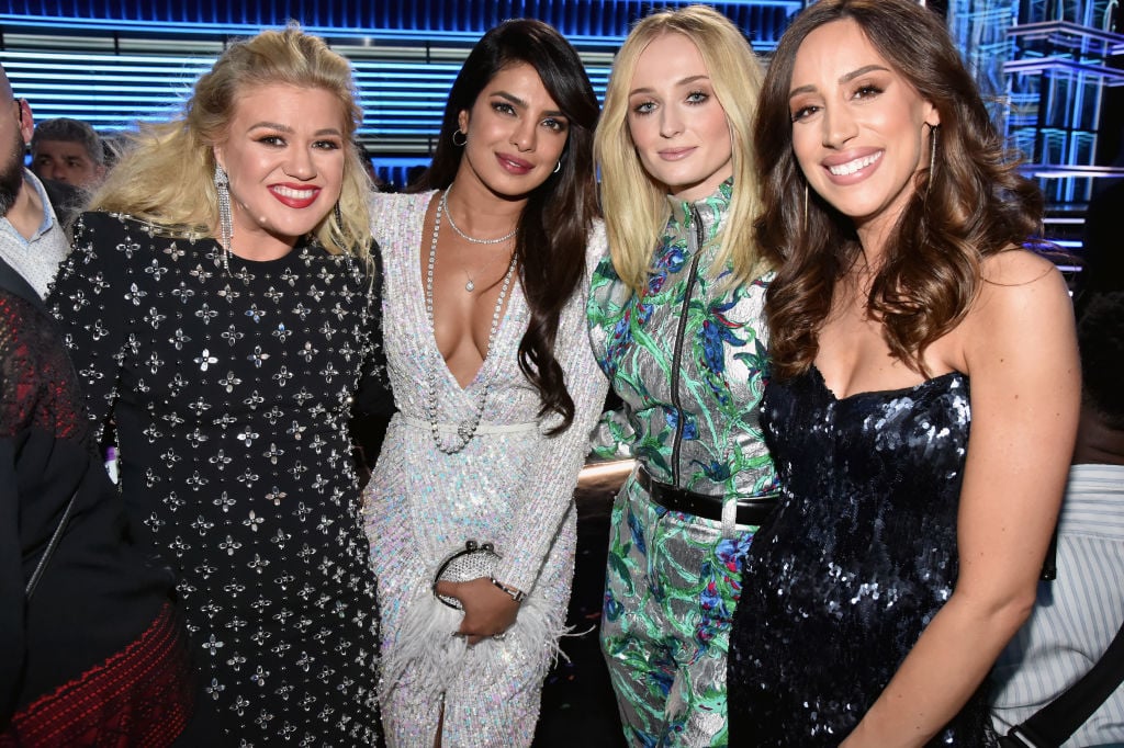 Kelly Clarkson, Priyanka Chopra, Sophie Turner, and Danielle Jonas attend the 2019 Billboard Music Awards