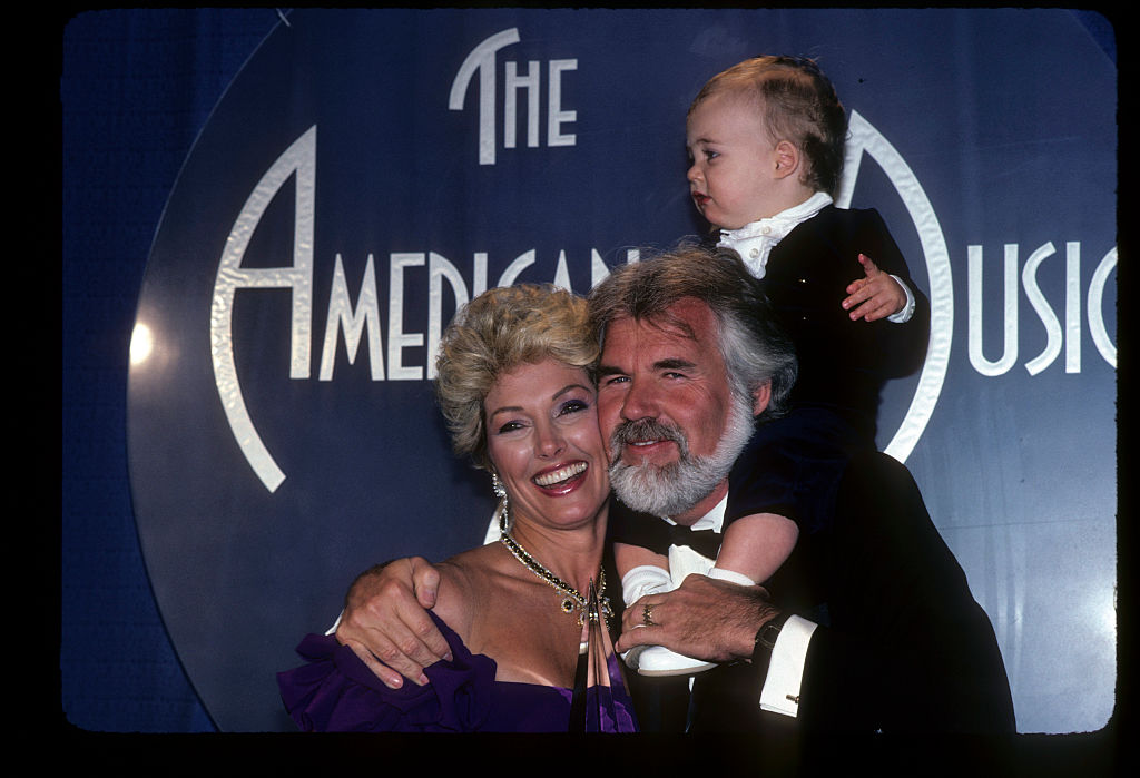 Kenny Rogers with former wife Marianne Gordon and their son Christopher Rogers | Walt Disney Television via Getty Images Photo Archives/Walt Disney Television via Getty Images 