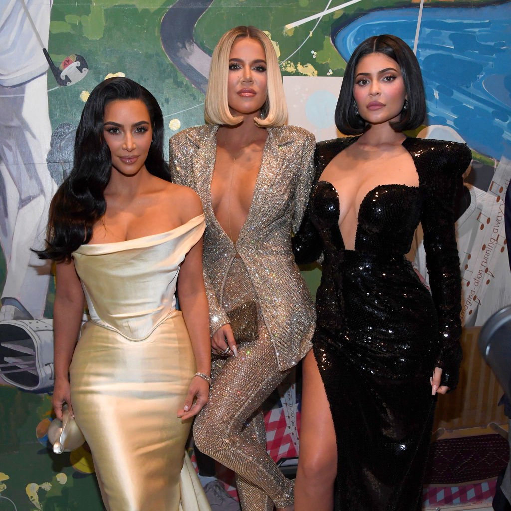 Instagram influencers Kim Kardashian West, Khloe Kardashian, and Kylie Jenner