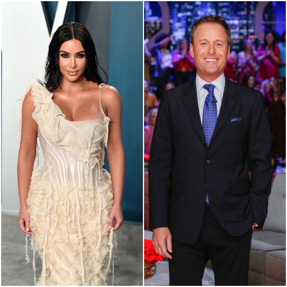 Kim Kardashian West and Chris Harrison