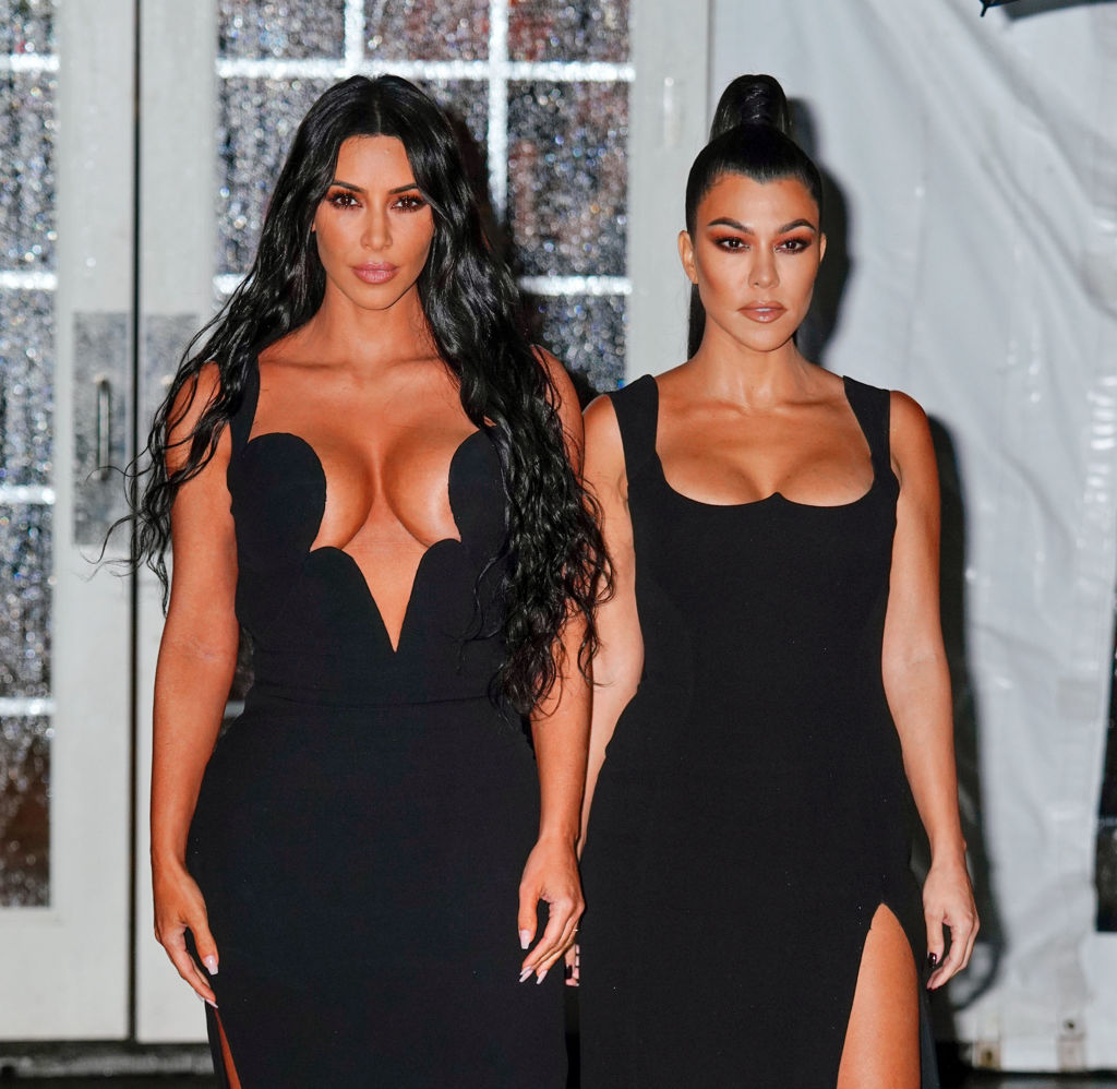 Kim Kardashian West and Kourtney Kardashian