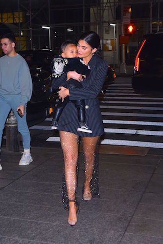 Kylie Jenner and her daughter, Stormi