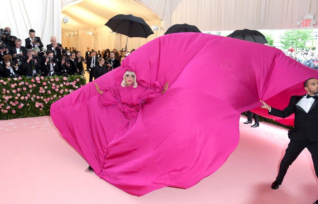 Lady Gaga arrives for the 2019 Met Gala celebrating Camp: Notes on Fashion