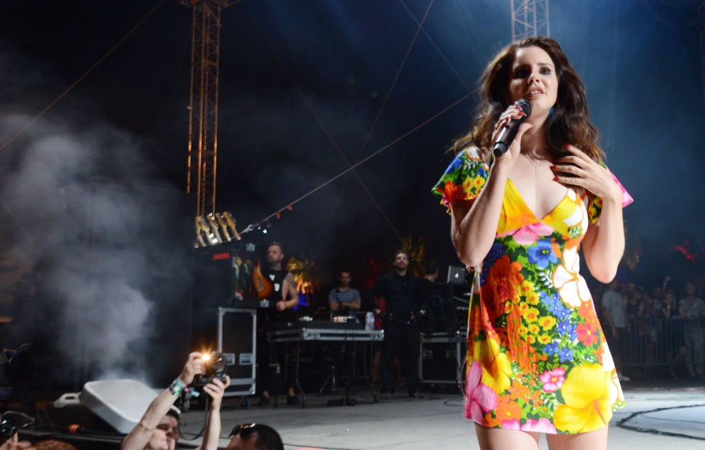 Singer Lana Del Rey performs during the 2014 Coachella Valley Music And Arts Festival 