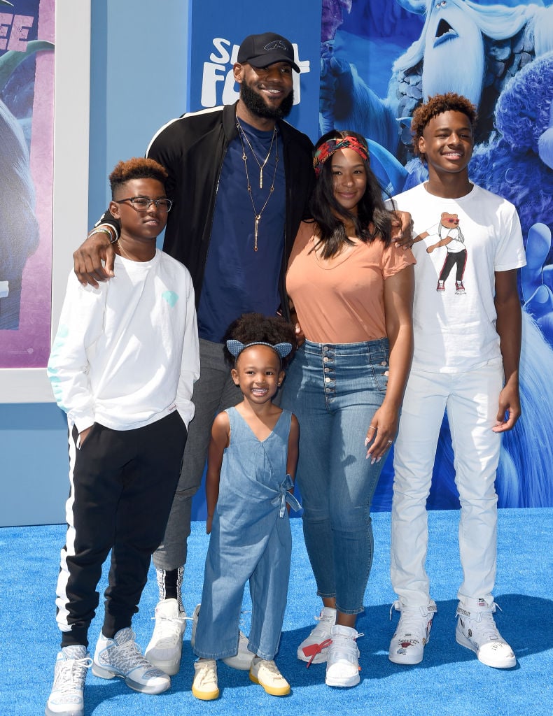 lebron james kids