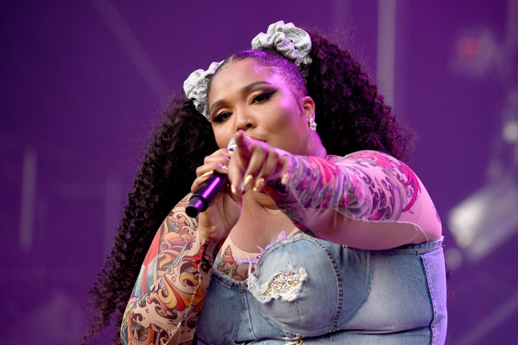Lizzo performing at a festival in September 2019