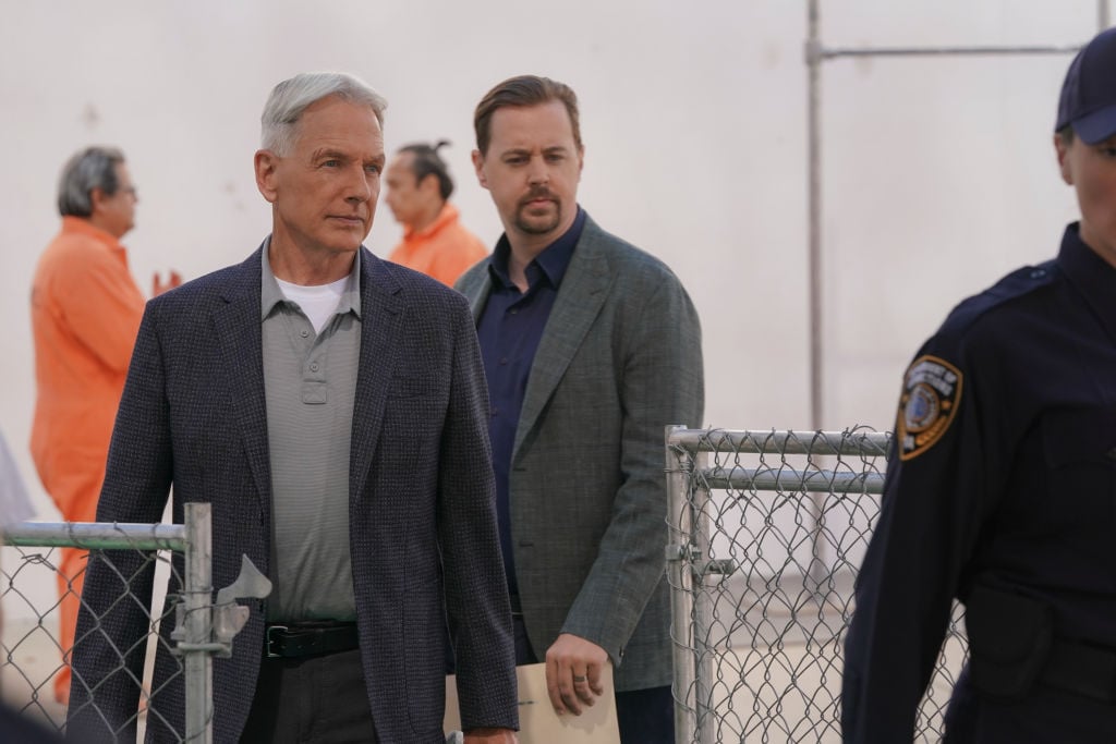 Mark Harmon and Sean Murray on NCIS |  Michael Yarish/CBS via Getty Images