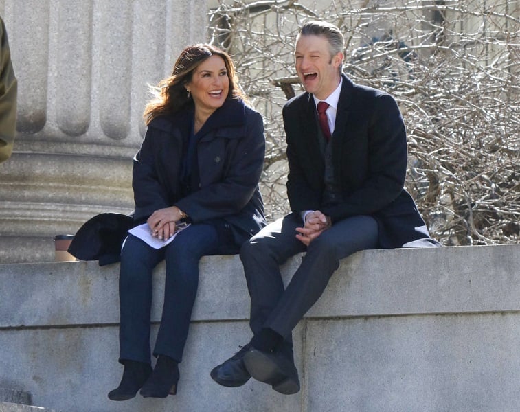 Mariska Hargitay and Peter Scanavino