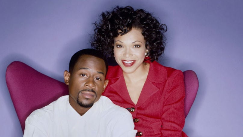 Martin Lawrence and Tisha Campbell of the tv show 'Martin'