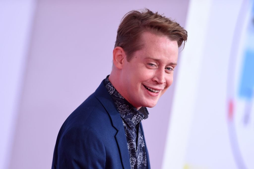 US actor Macaulay Culkin arrives at the 2018 American Music Awards