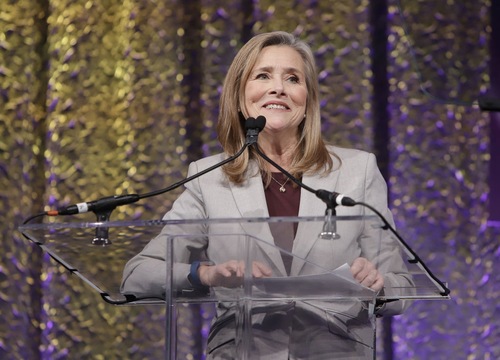 Meredith Vieira on stage at the 2nd Annual Global TV Demand Awards