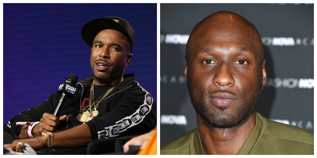 Rapper N.O.R.E. and Lamar Odom