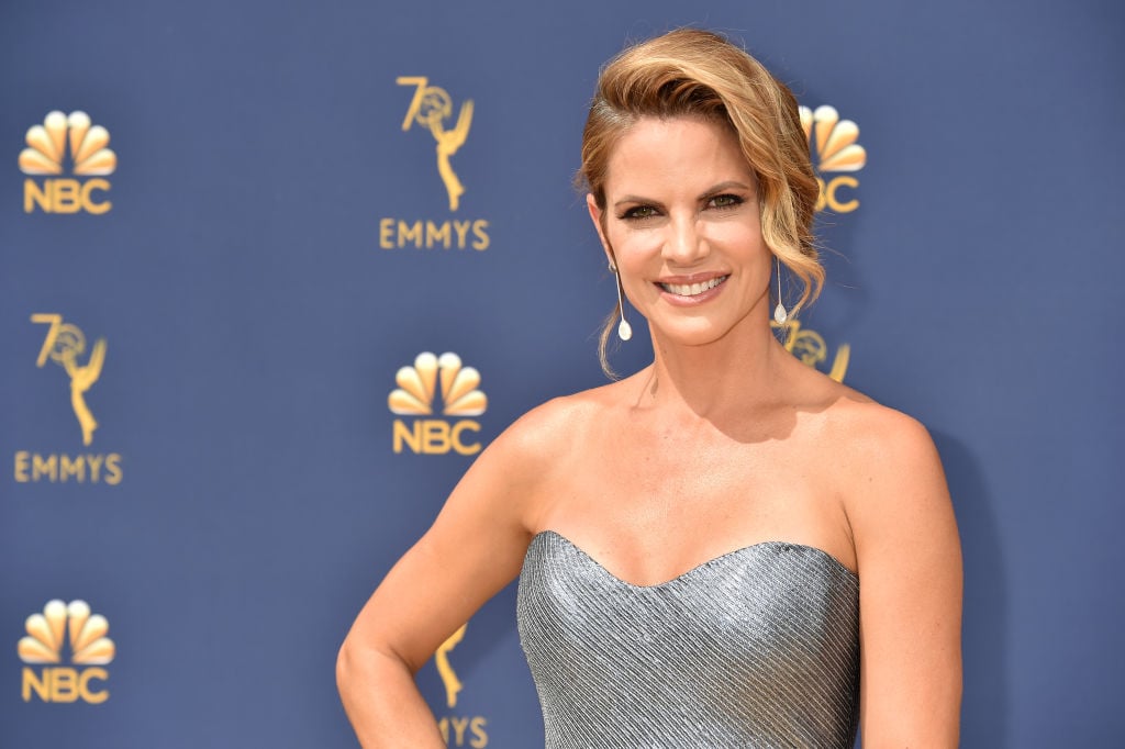 Natalie Morales attends the 70th Emmy Awards at Microsoft Theater