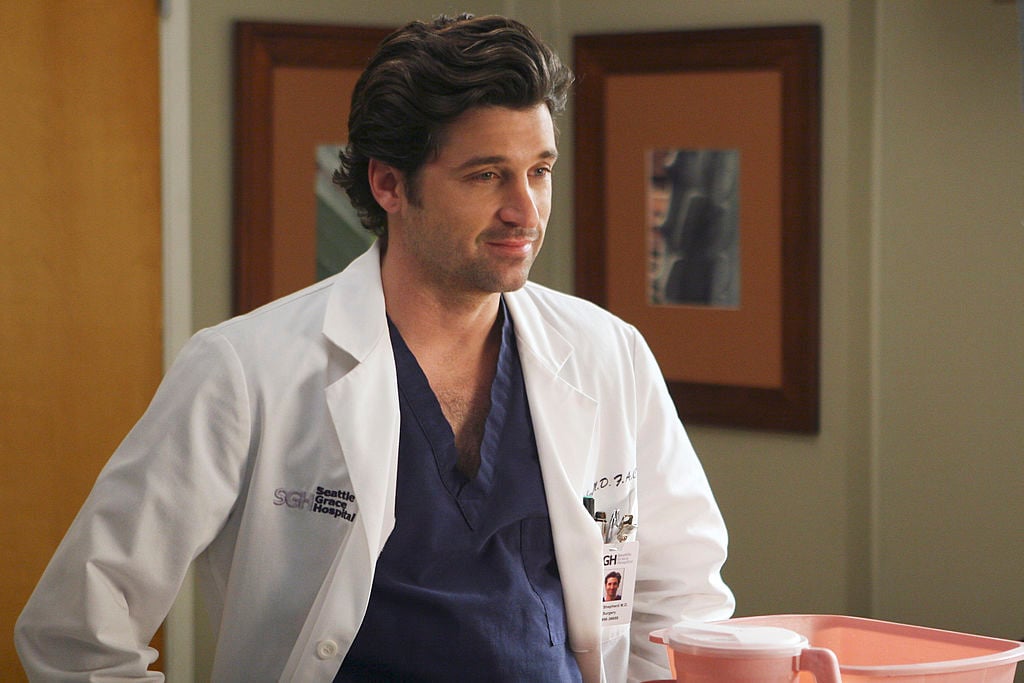 Patrick Dempsey on the set of Grey's Anatomy | Michael Desmond/Walt Disney Television via Getty Images
