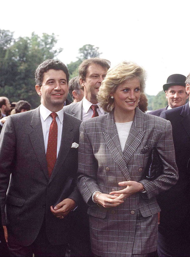 Patrick Jephson and Princess Diana on Sept. 10, 1989