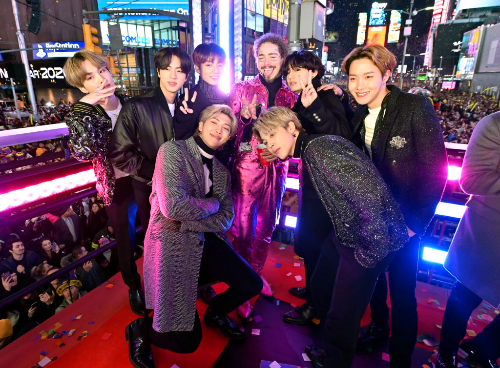 BTS and Post Malone on 'Dick Clark's New Years Rockin' Eve'