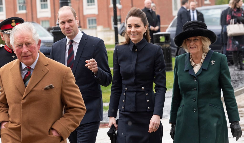 Prince Charles, Prince William, Kate Middleton, and Camilla Parker Bowles