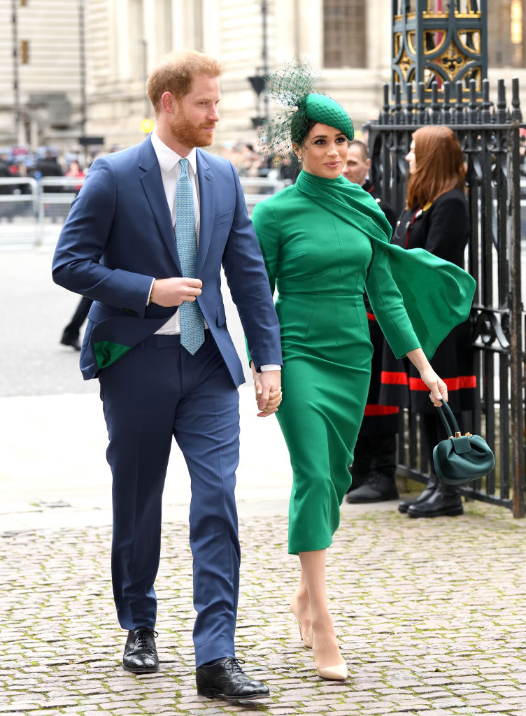 Prince Harry and Meghan Markle attend Commonwealth Day Service at Westminster Abbey on March 9, 2020