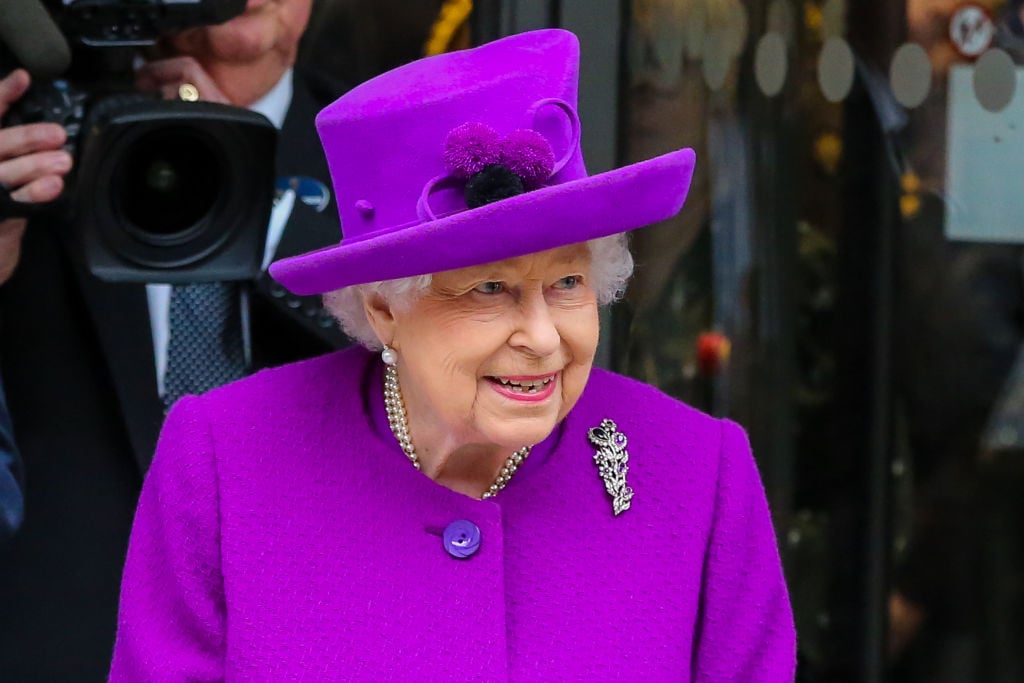 Queen Elizabeth II departs after officially opening of the new Royal National ENT and Eastman Hospitals