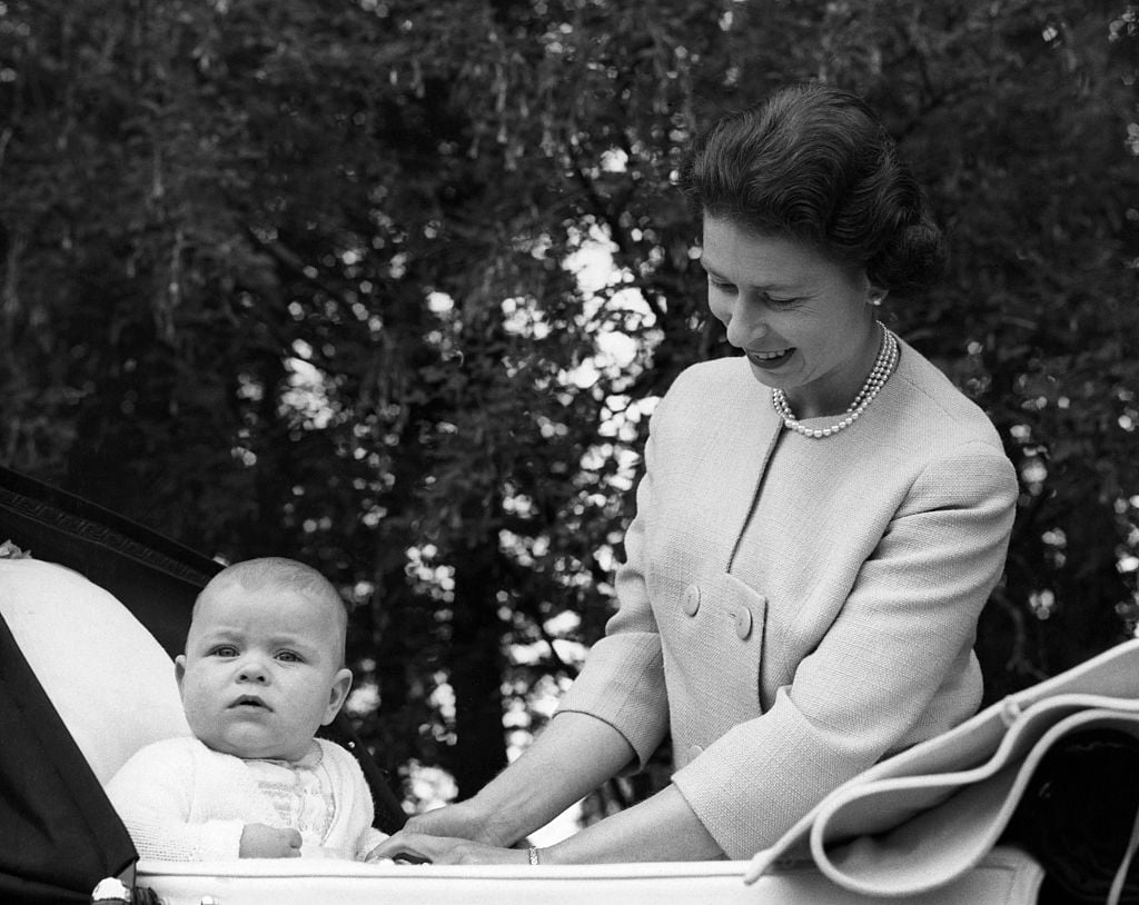 Queen Elizabeth and Prince Andrew