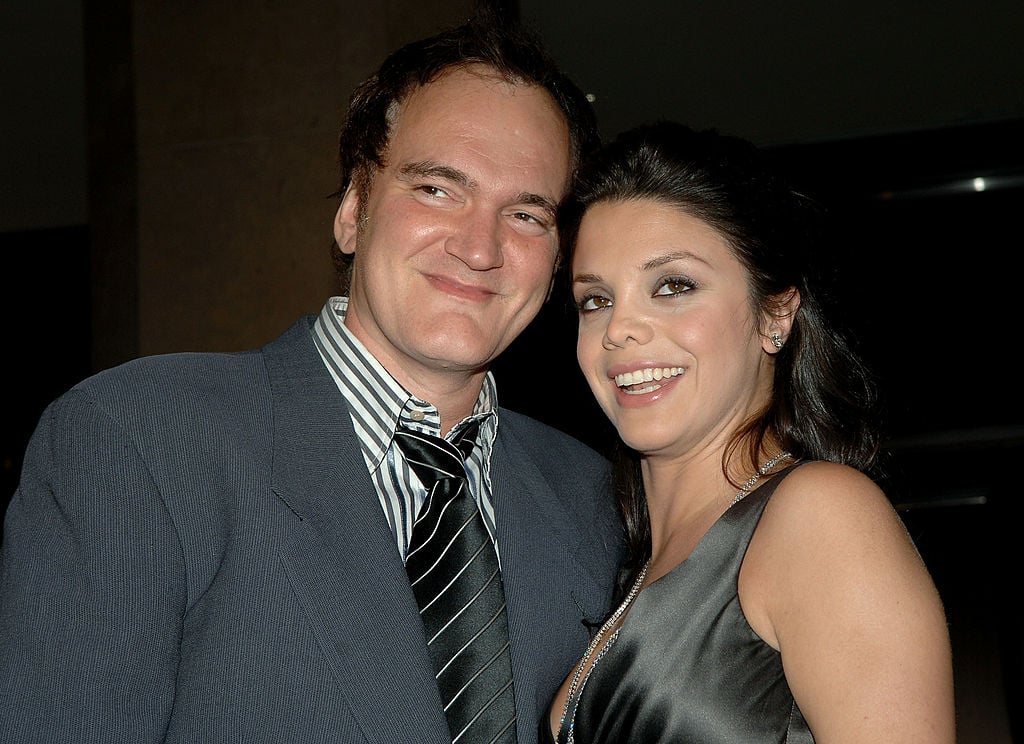 Quentin Tarantino and Vanessa Ferlito