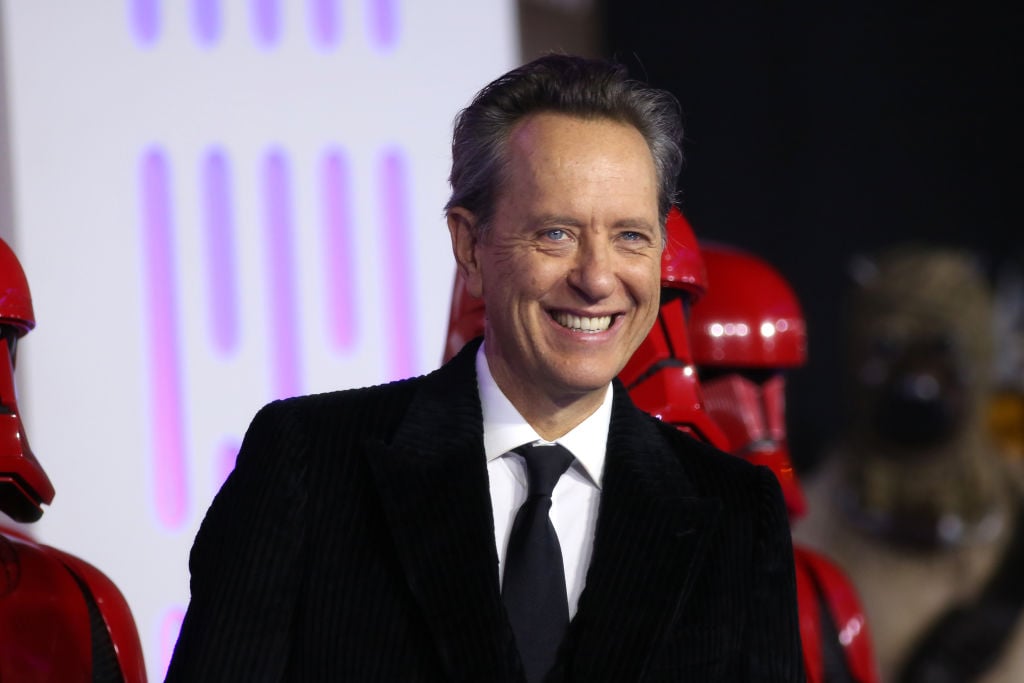 Richard E. Grant smiling