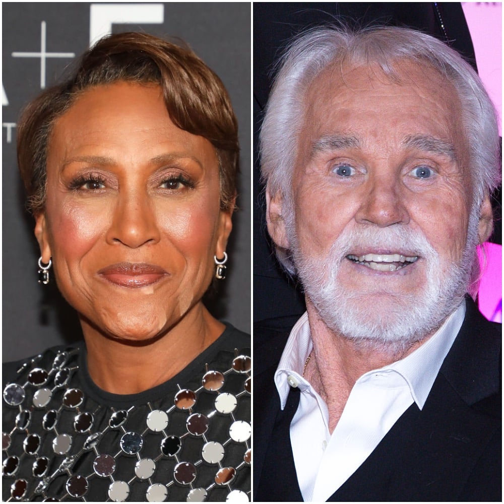 Robin Roberts and Kenny Rogers