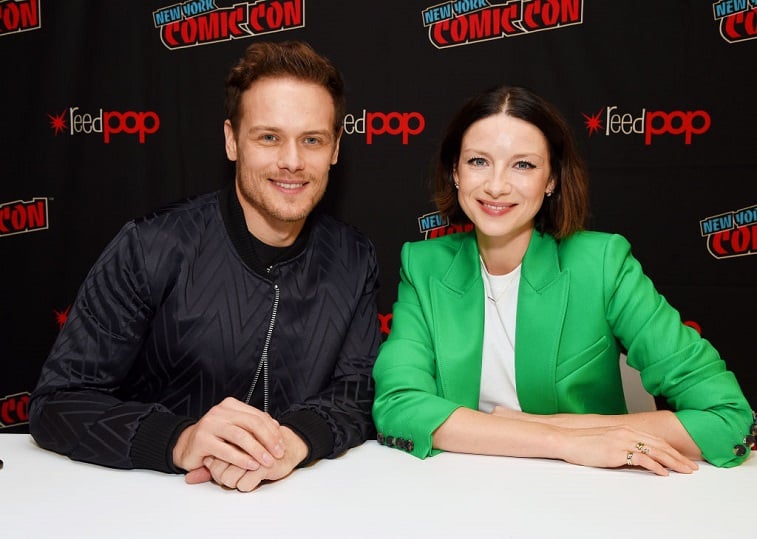 Sam Heughan and Caitriona Balfe