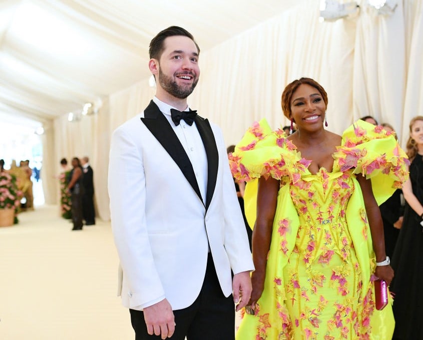 Serena Williams and Alexis Ohanian