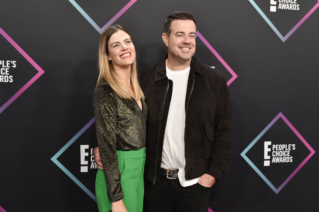 Siri Pinter and Carson Daly arrive at E! People's Choice Awards