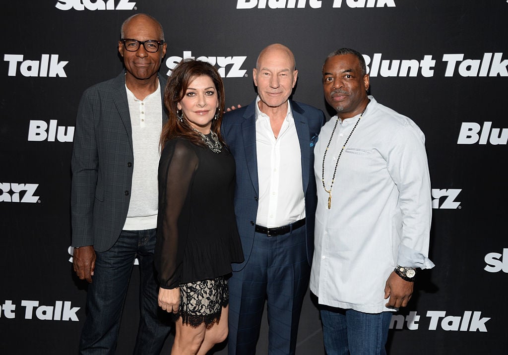 Michael Dorn, Marina Sirtis, Patrick Stewart and LeVar Burton