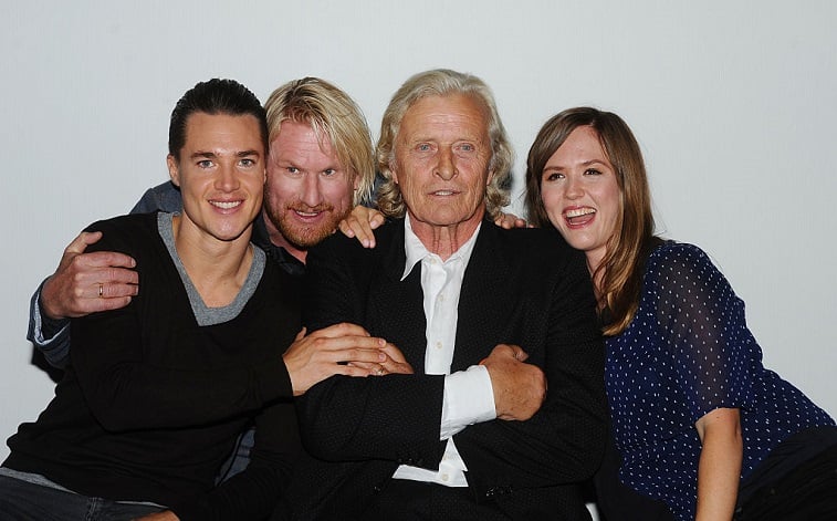 Alexander Dreymon, Rutger Hauer, Rune Temte, and Emily Cox