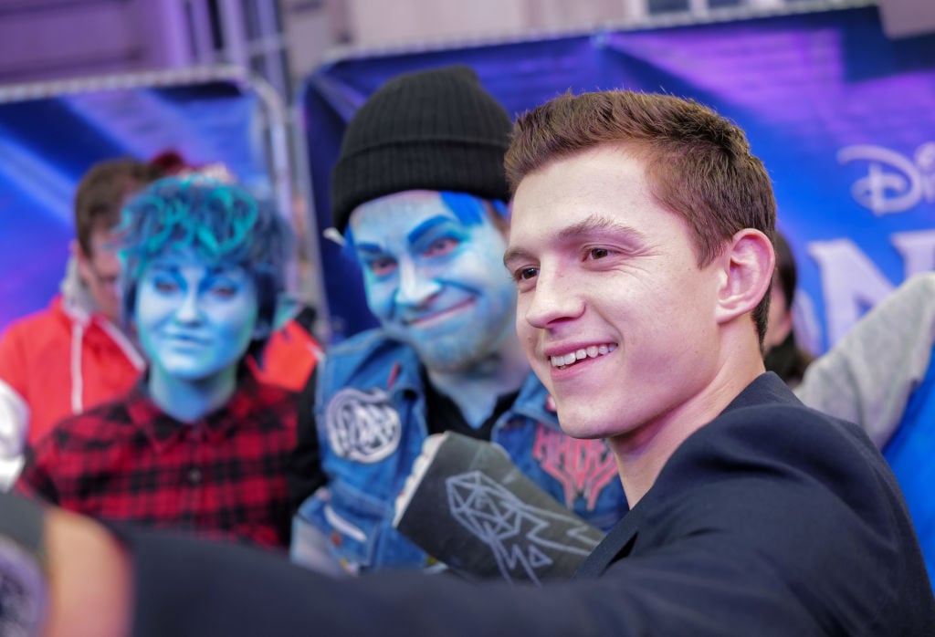 Tom Holland attends the UK Premiere Of Disney And Pixar's "Onward"
